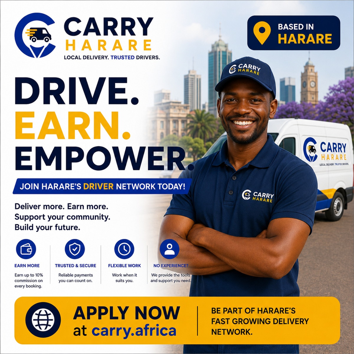 Carry Harare delivery driver